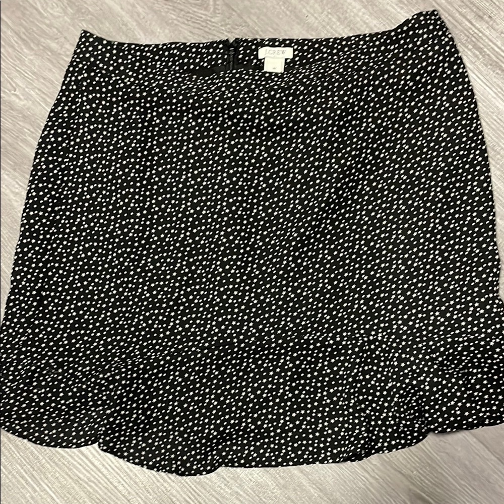 Black and White star skirt